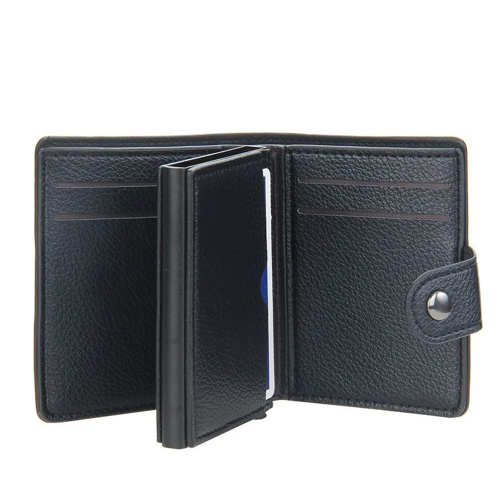 Portefeuille Automatique RFID  Double Tirage & Design Élégant